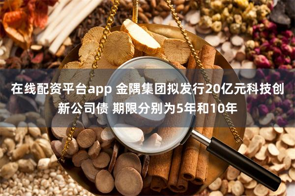 在线配资平台app 金隅集团拟发行20亿元科技创新公司债 期限分别为5年和10年