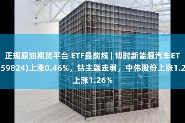 正规原油期货平台 ETF最前线 | 博时新能源汽车ETF(159824)上涨0.46%，钴主题走弱，中伟股份上涨1.26%